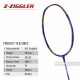 APACS Z Ziggler Badminton Racquet (Unstrung, Blue/Matt)