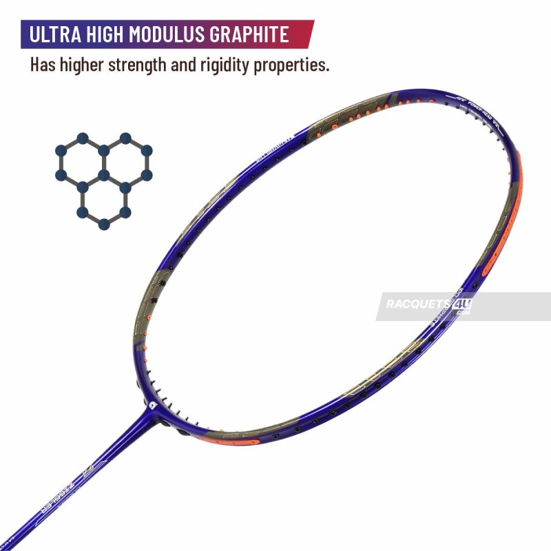 APACS Z Ziggler Badminton Racquet (Unstrung, Blue/Matt)
