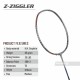 APACS Z Ziggler Badminton Racquet (Unstrung, Grey)