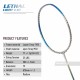 Apacs Lethal Light 1.10 Badminton Racquet (Grey/Blue, Unstrung)