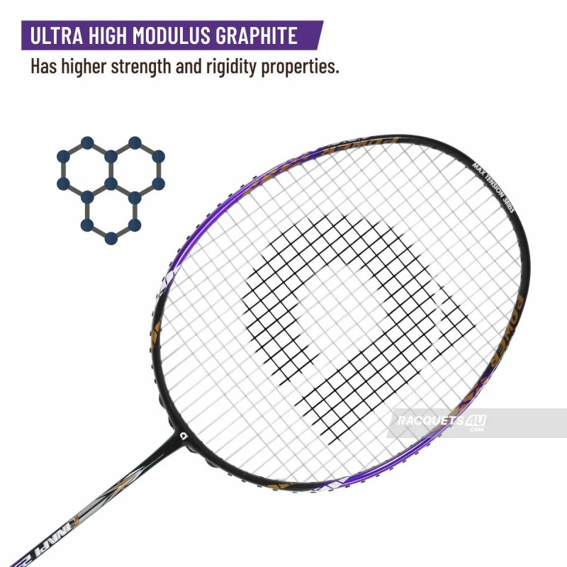 APACS Finapi 232 Badminton Racquet (Unstrung, Purple)
