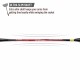 APACS Z Ziggler Badminton Racquet (Unstrung, Black/Red)