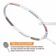 APACS Z Ziggler Badminton Racquet (Unstrung, White)