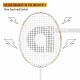 APACS Finapi 232 Xtra Power Badminton Racquet (Unstrung,  White)