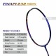 APACS Finapi 232 Reborn Badminton Racquet (Unstrung, Blue)