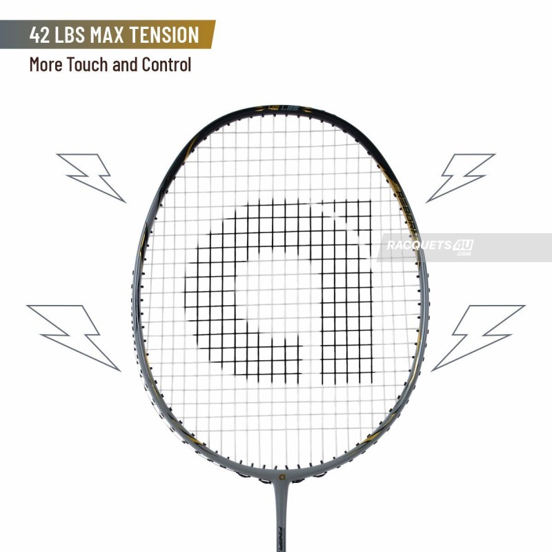 APACS Finapi 232 Reborn Badminton Racquet (Unstrung, Grey)