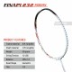 APACS Finapi 232 Reborn Badminton Racquet (Unstrung, White)