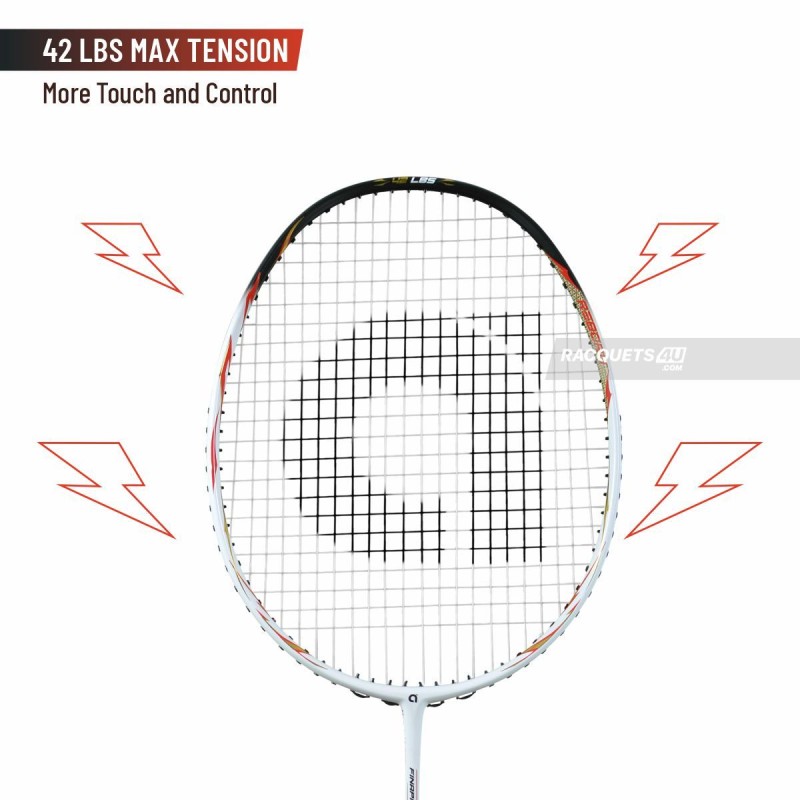 APACS Finapi 232 Reborn Badminton Racquet (Unstrung, White)