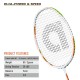APACS Dual Power & Speed Badminton Racquet (Unstrung, White)