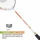 APACS Dual Power & Speed Badminton Racquet (Unstrung, White)