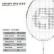 APACS Finapi 232 Badminton Racquet (Unstrung, White)