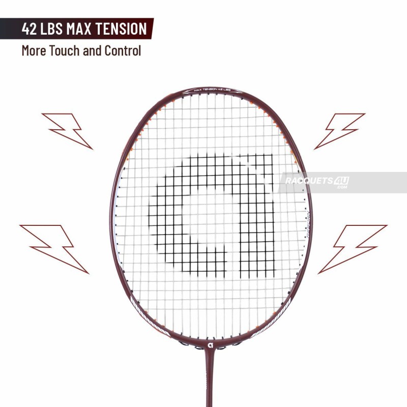 Apacs Z-Ziggler Reborn Badminton Racquet (Unstrung, Maroon Matte)