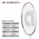 Apacs Z-Ziggler Reborn Badminton Racquet (Unstrung, White Matte)