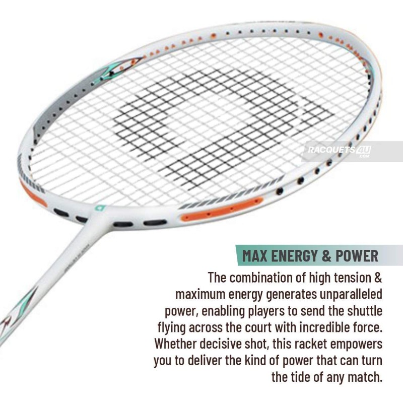 Apacs Z-Ziggler Reborn Badminton Racquet (Unstrung, White Matte)