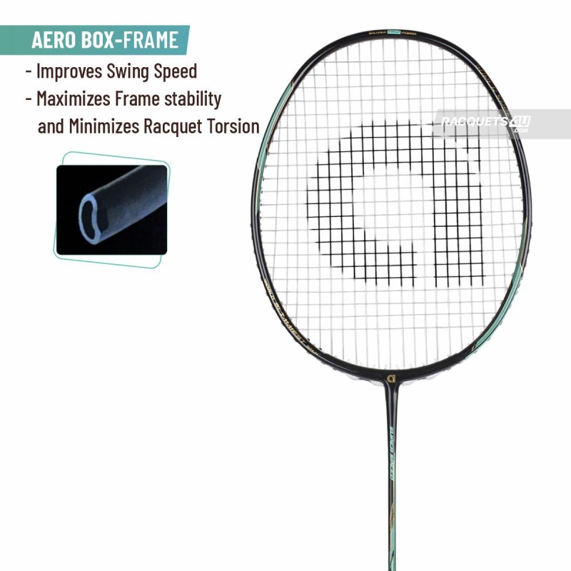 APACS Super Speed Badminton Racquet (Unstrung, Black)
