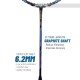APACS Versus Pro Badminton Racquet (Unstrung, Black)