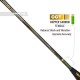 APACS Cross Court Pro Badminton Racquet (Unstrung, Black)