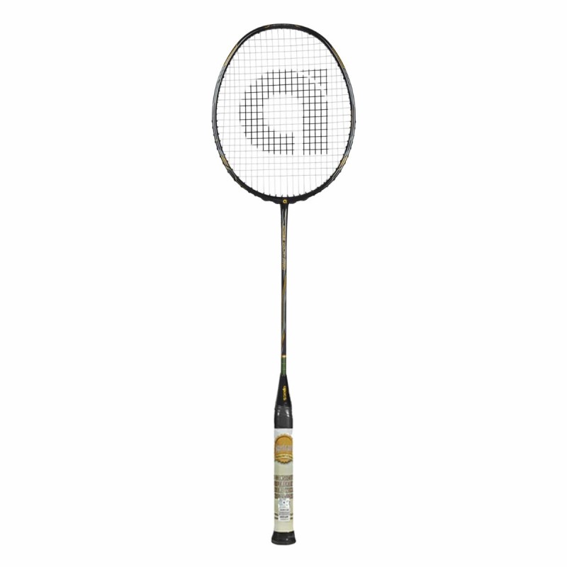 APACS Cross Court Pro Badminton Racquet (Unstrung, Black)