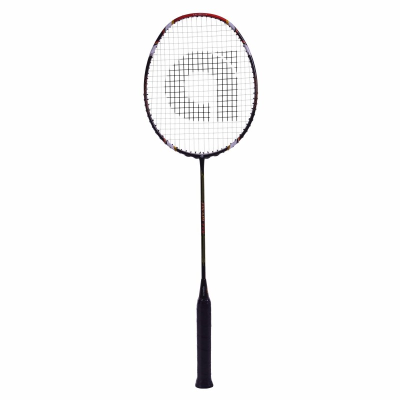 APACS Finapi 77 II Badminton Racquet (Unstrung, Black/Red)