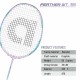 Apacs Feather Weight 55 Badminton Racquet (Unstrung, White/Purple)