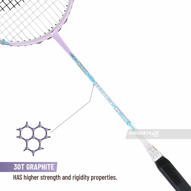Apacs Feather Weight 55 Badminton Racquet (Unstrung, White/Purple)