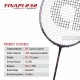 APACS Finapi 232 Next Gen Badminton Racquet (Unstrung, Black)