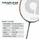 APACS Finapi 232 Next Gen Badminton Racquet (Unstrung, Green)