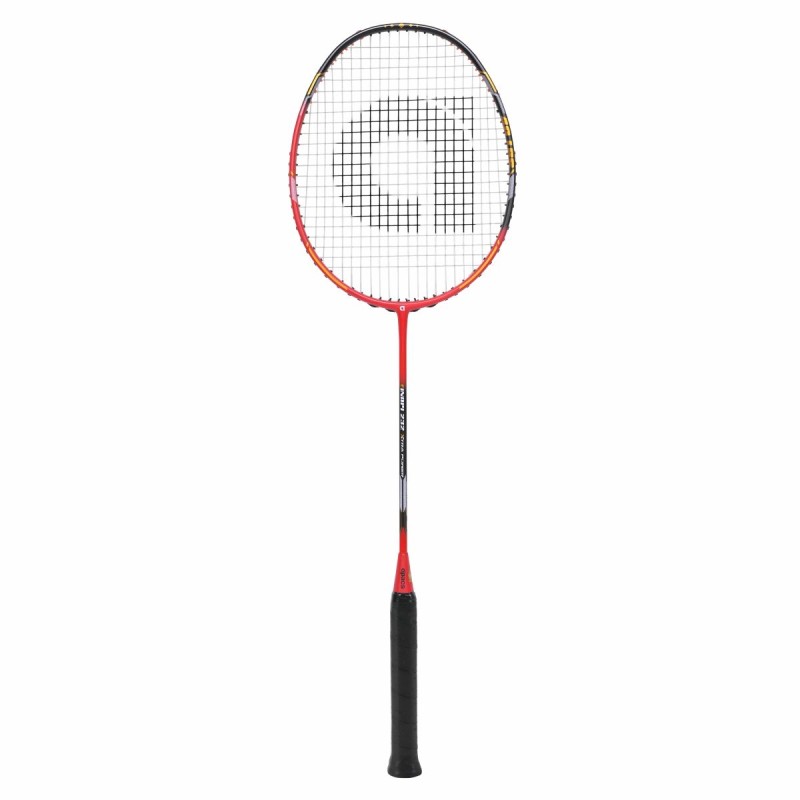 APACS Finapi 232 Xtra Power Badminton Racquet (Unstrung, Black/Red)