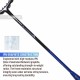 APACS Vanguard 11 Next Gen Badminton Racquet (Unstrung, Black/Royal Silver)