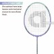 APACS Counter Attack Badminton Racquet (Unstrung, Mint/Purple)