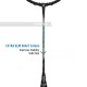 APACS Counter Attack Badminton Racquet (Unstrung, Black)