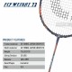 APACS Fly Weight 73 Badminton Racquet (Unstrung, Navy)