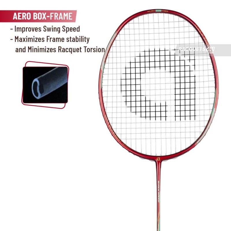 APACS Super Speed Badminton Racquet (Unstrung, Maroon)