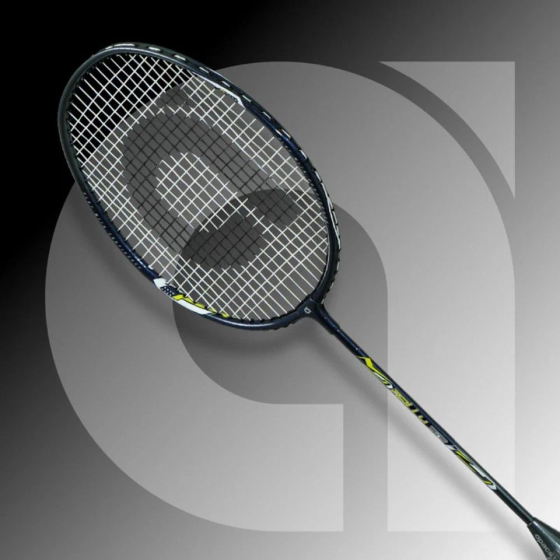 APACS Rally 313 Badminton Racquet (Strung, Navy/Grey)