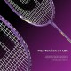 APACS Rally 313 Badminton Racquet (Strung, Purple/Black)