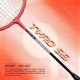 APACS Tyro 55 Badminton Racquet (Strung, Red/Black)
