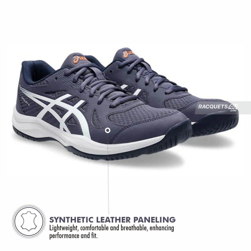 ASICS Upcourt 6 Indoor Shoes (Indigo Fog/White)