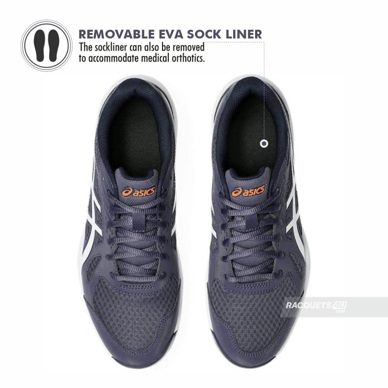 ASICS Upcourt 6 Indoor Shoes (Indigo Fog/White)
