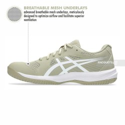 ASICS Upcourt 6 Indoor Shoes (Khaki/White)