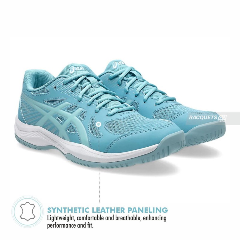 ASICS Upcourt 6 Indoor Shoes (Stillwater/Ocean Decay)