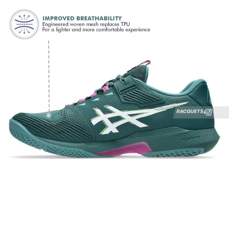 ASICS Solution Speed FF4 Tennis Shoes (Dark Naptune/White)