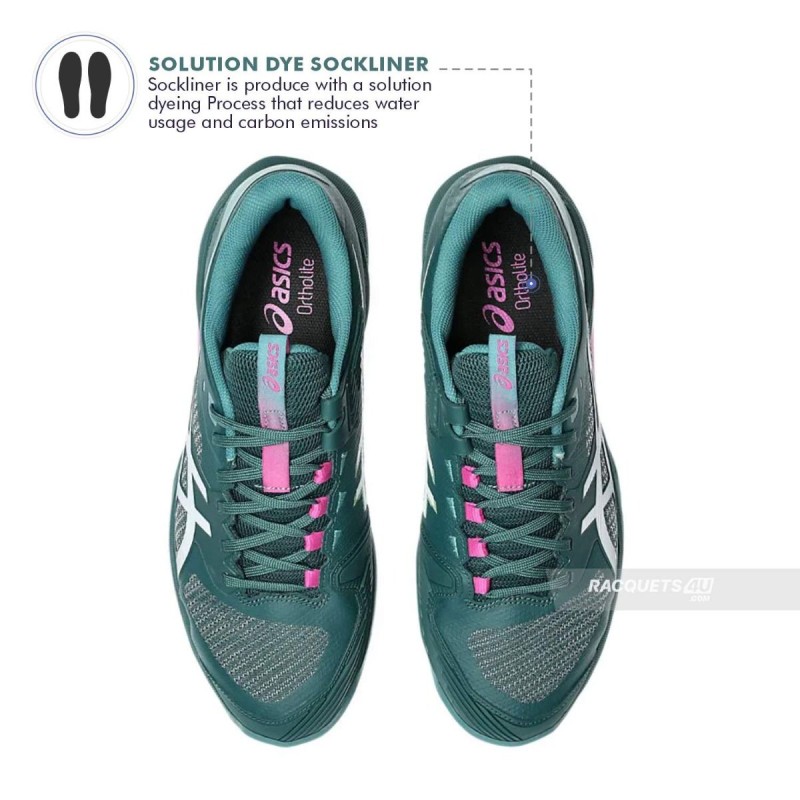 ASICS Solution Speed FF4 Tennis Shoes (Dark Naptune/White)