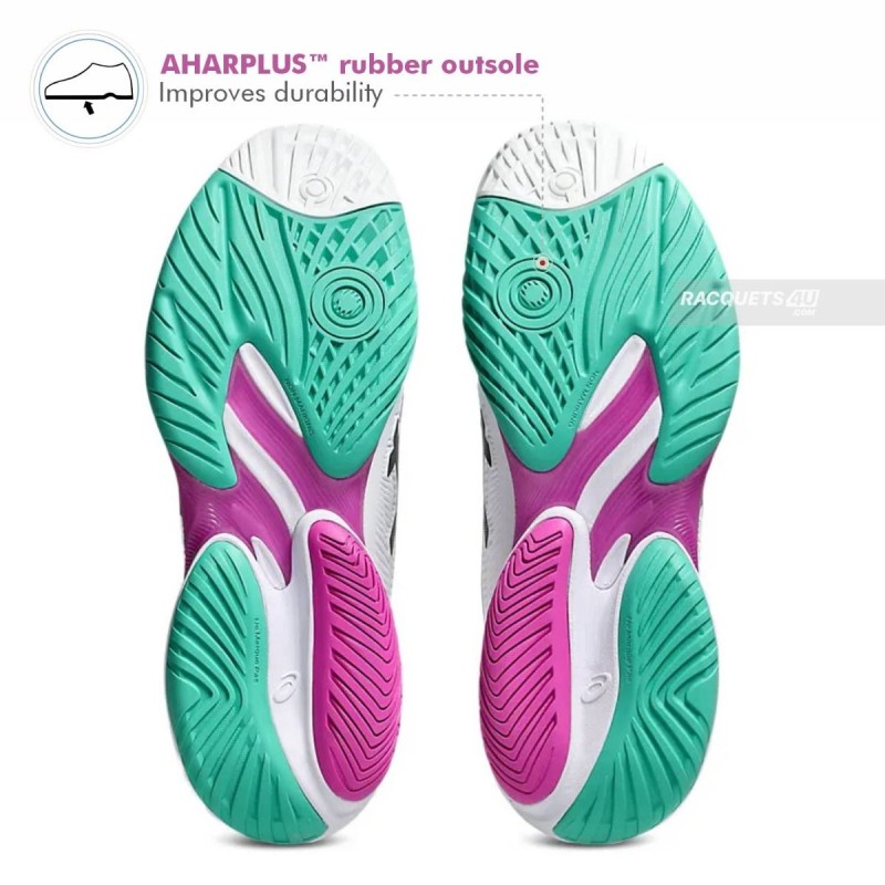 ASICS Court FF 3 Novak Tennis Shoes (White/Digital Sakura)