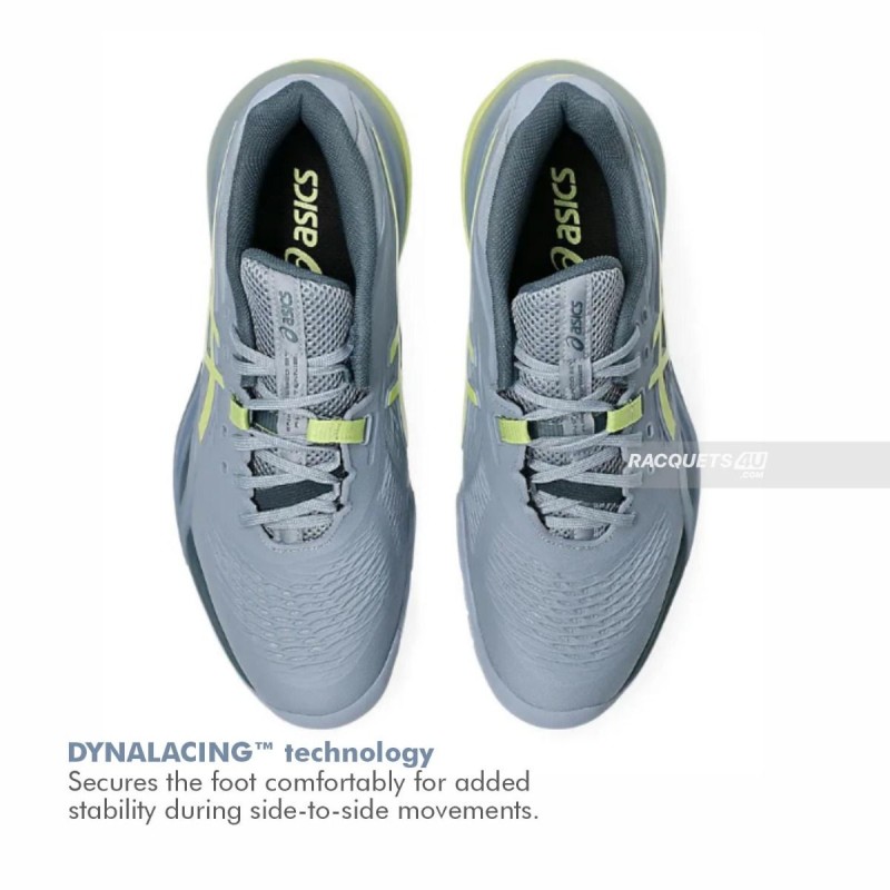 ASICS Gel-Resolution X Tennis Shoes (Grey Blue/Pistachio)