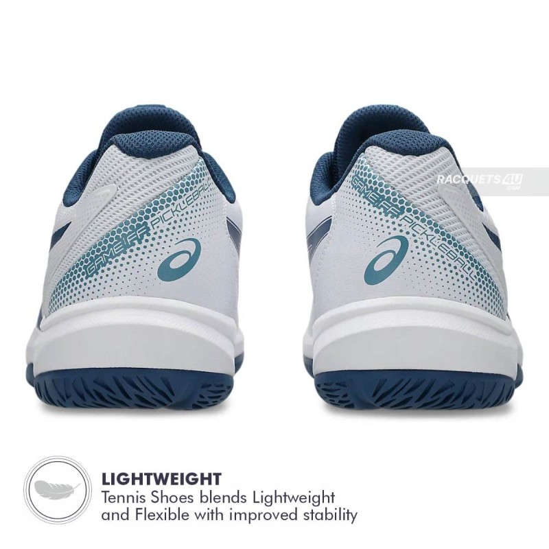 ASICS Game FF Pickleball Shoes (White/Twilight Blue)