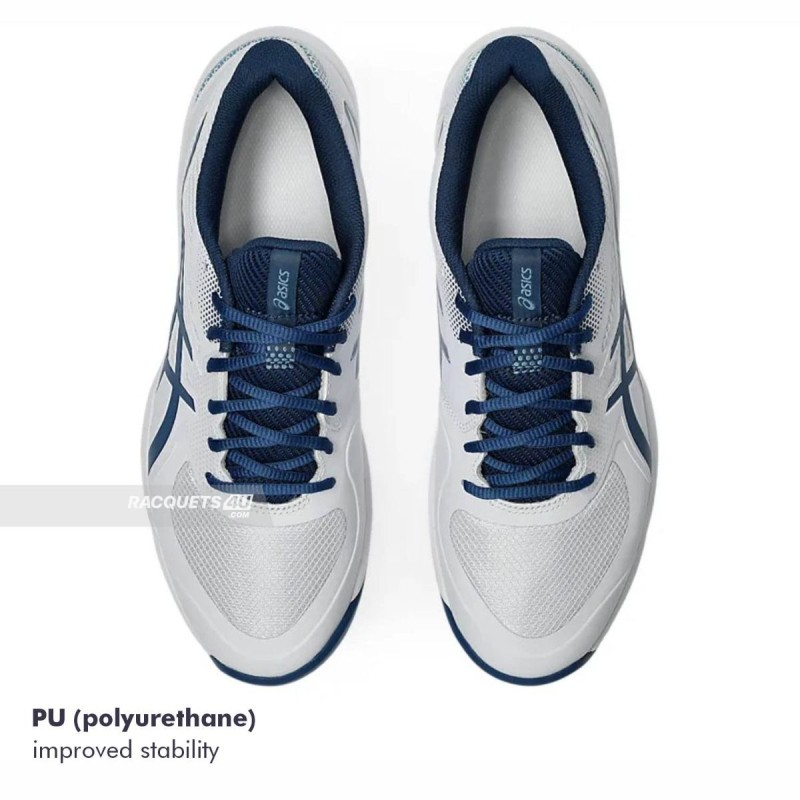 ASICS Game FF Pickleball Shoes (White/Twilight Blue)