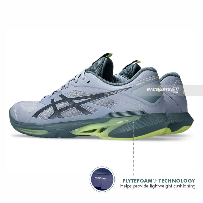 ASICS Solution Speed FF4 Tennis Shoes (Grey Blue/Ironclad)