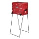 TOURNA BallPort Deluxe With Wheels (Red)