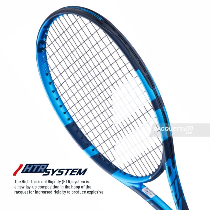 BABOLAT Pure Drive Junior 25 Tennis Racquet (Blue, Strung)