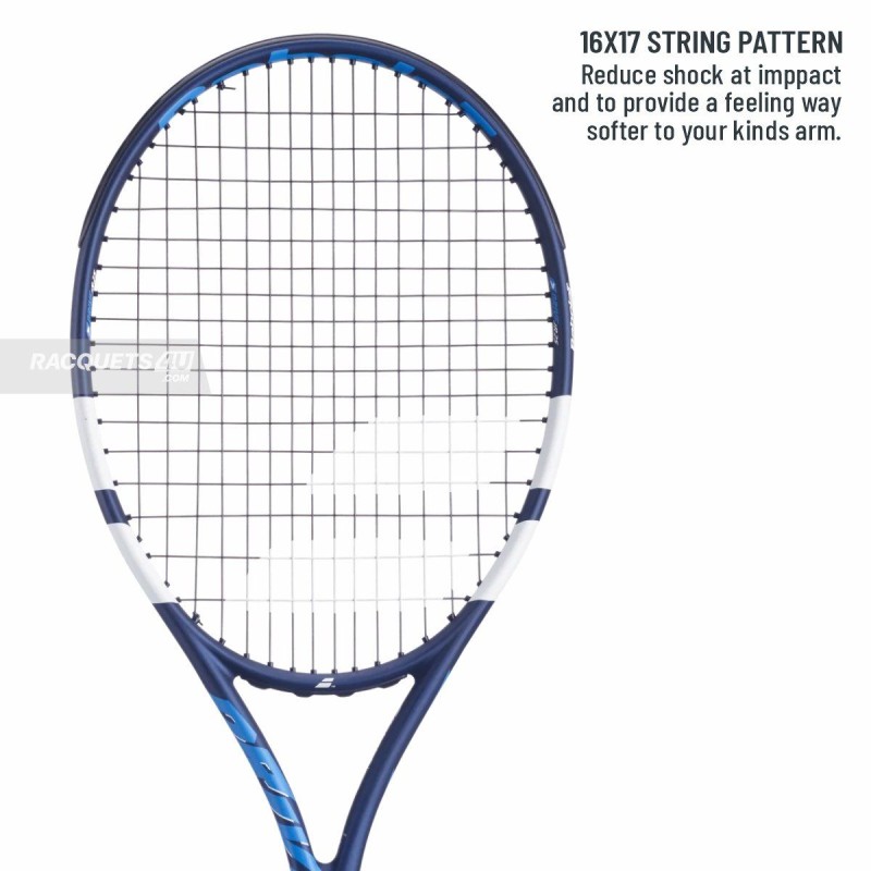 BABOLAT Drive Junior 25 Tennis Racquet (Blue, Strung)